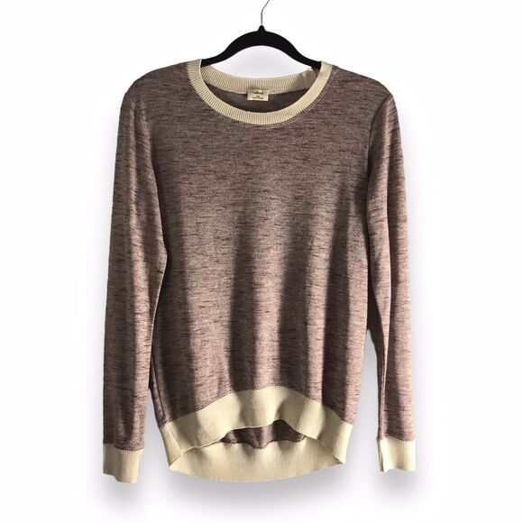 Aritzia Wilfred Womens Size‎ XXS Sweater Berri Crew Neck Heathered Lightweight - Picture 1 of 14